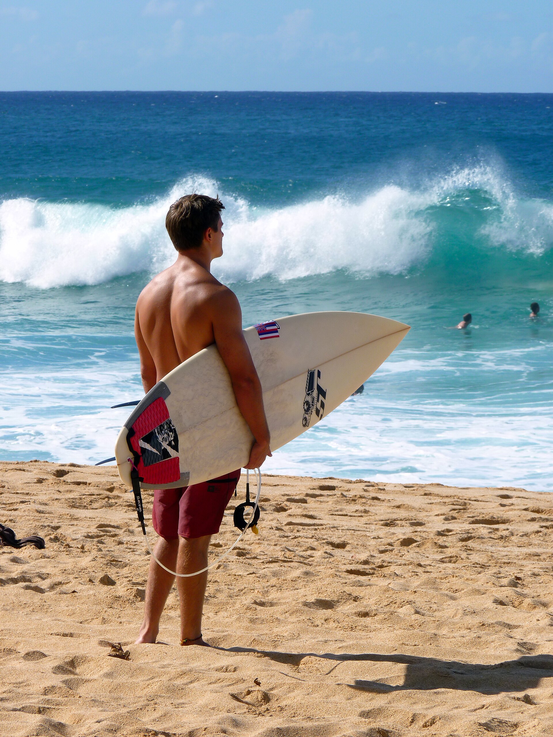 Oahu north shore coastline