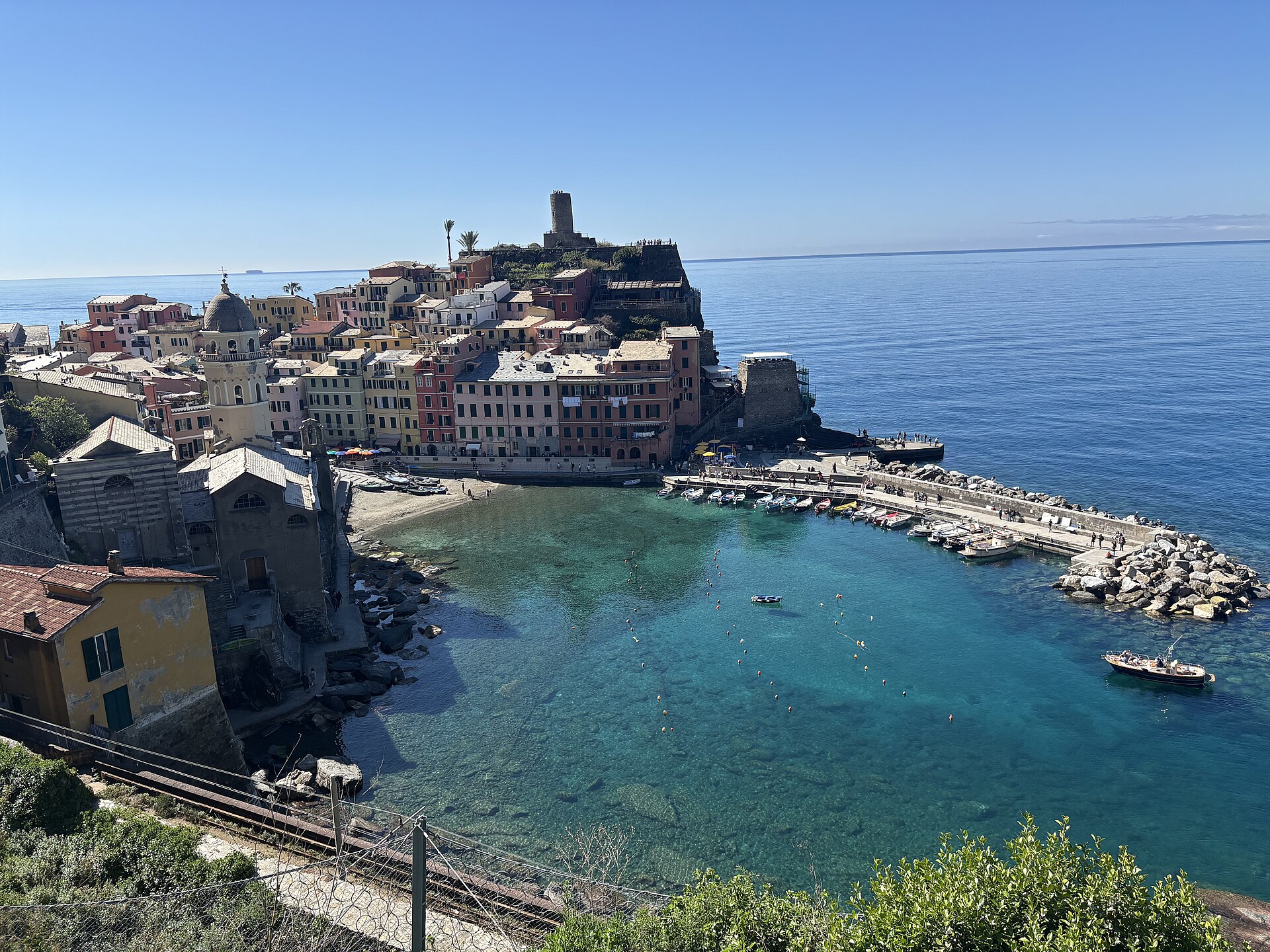 Vernazza harbour Cinque Terre